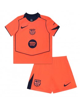 Billige Barcelona Tredjedraktsett Barn 2025-26 Kortermet (+ Korte bukser)